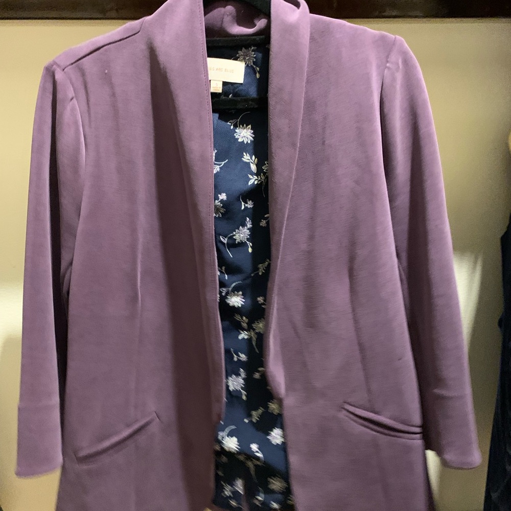 Purple blazer